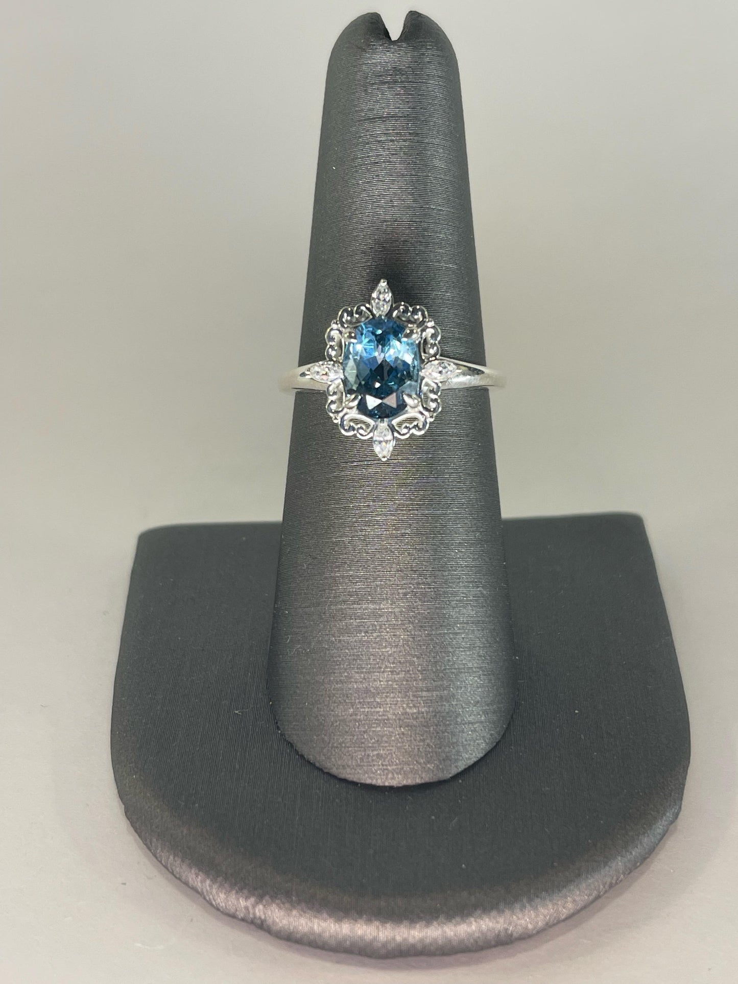Blue Topaz Ring